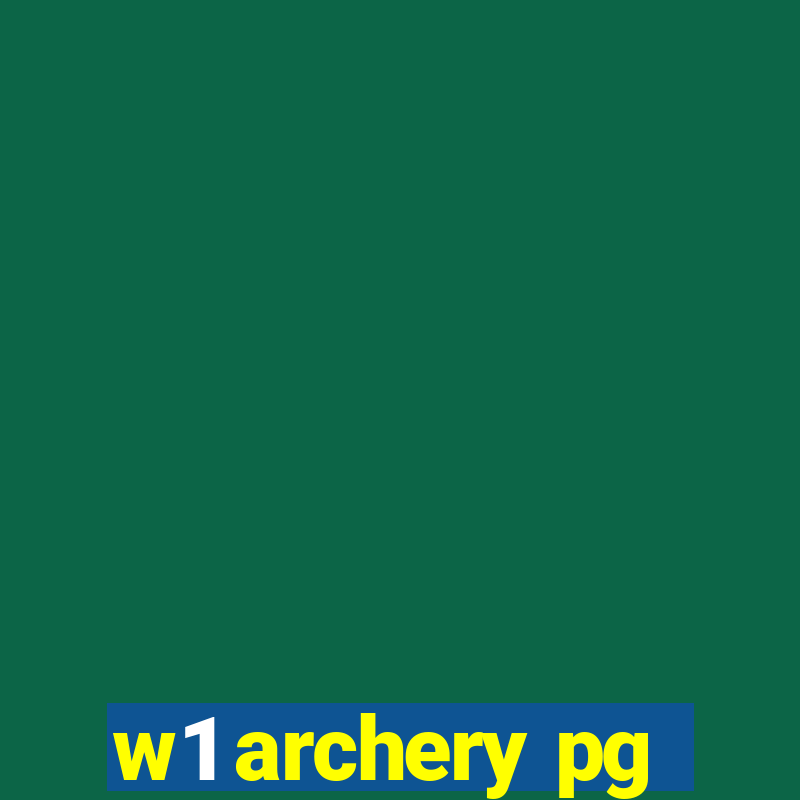 w1 archery pg